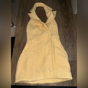 Women's Yellow Double-Breasted dress